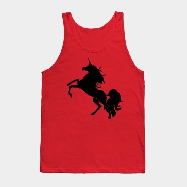 black unicorn Tank Top by M_Mary